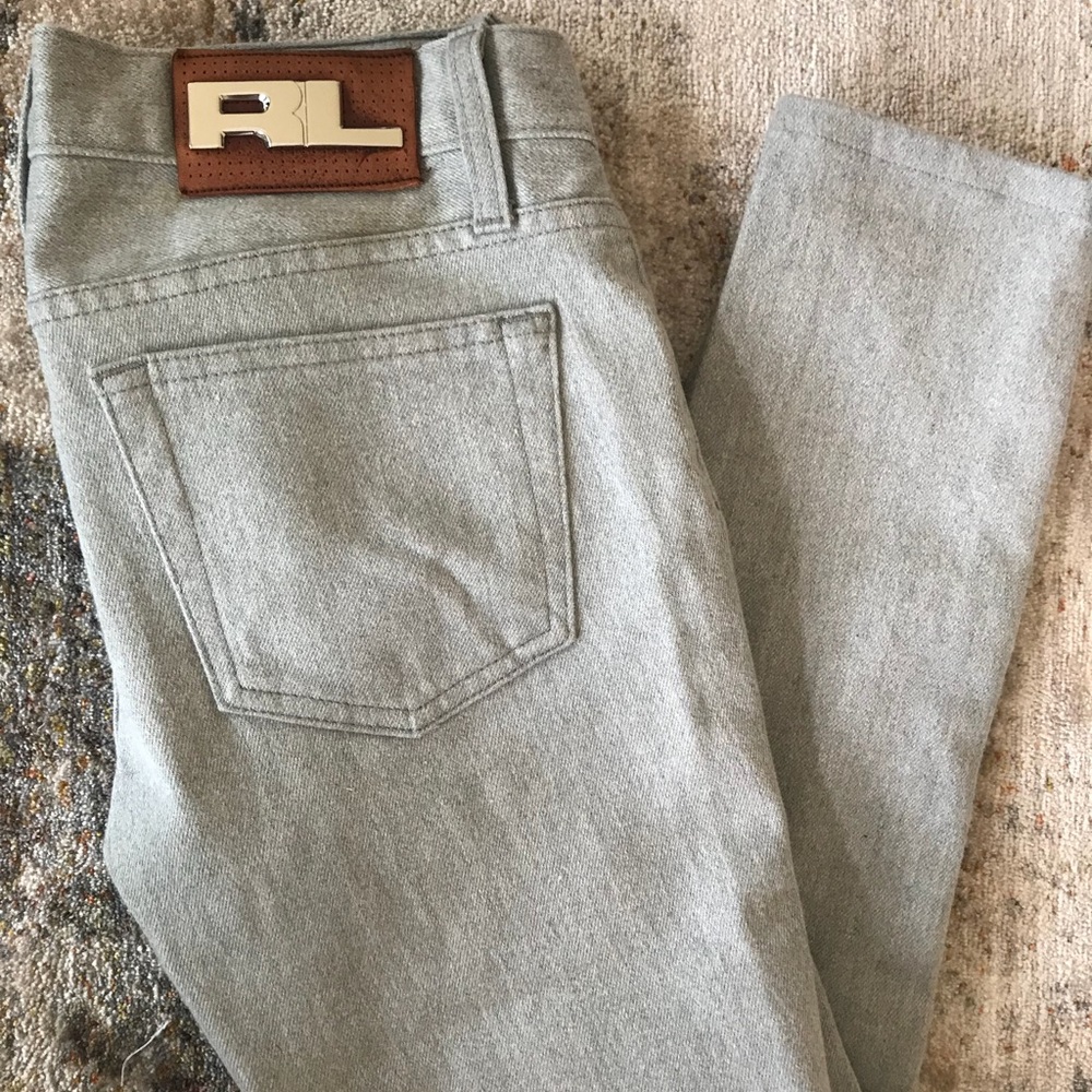 RL crop ankle jean